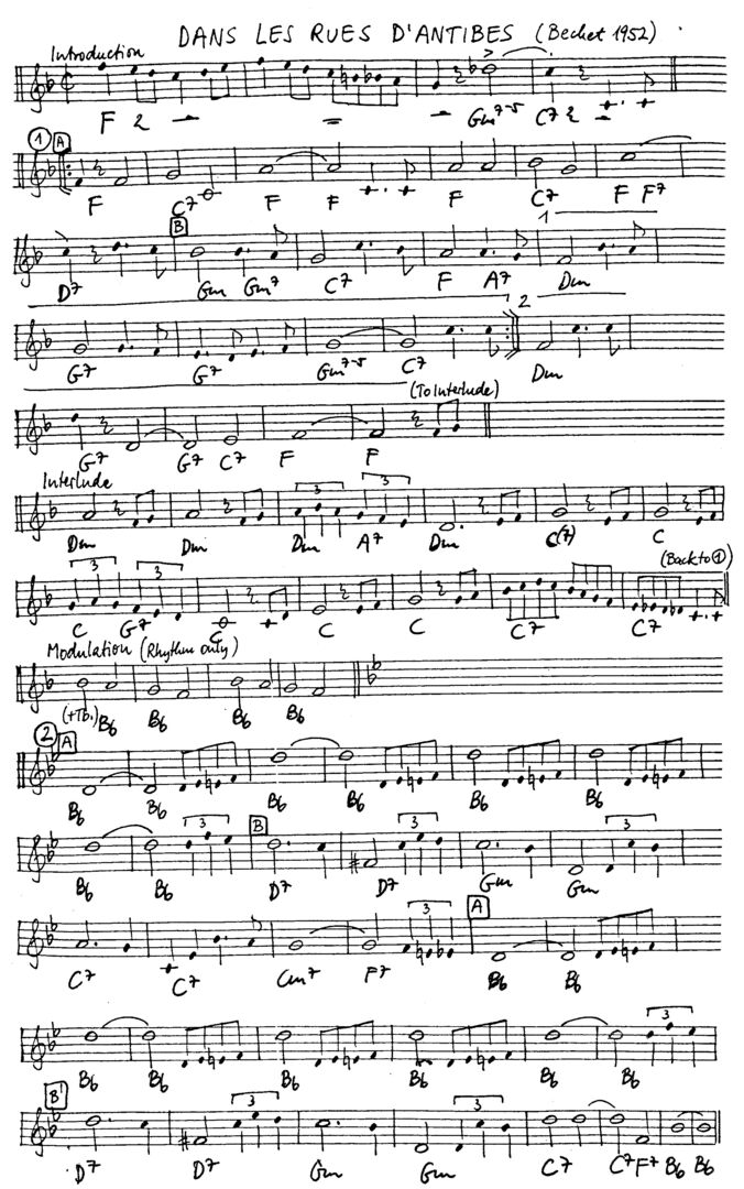 dans les rues d'antibes leadsheet – book us for your next 20s or gatsby event